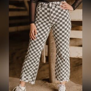 Sterling Kreek Checkered Women's Jeans NWT Multiple Sizes